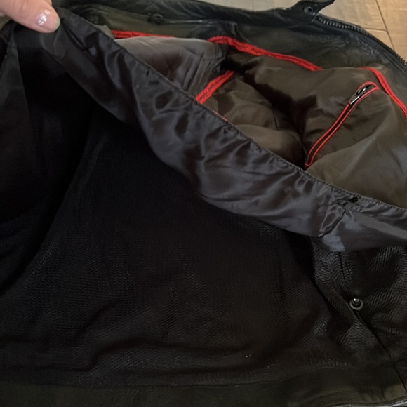 Highway One Leather Riding Coat Size Large - Picture 13 of 16